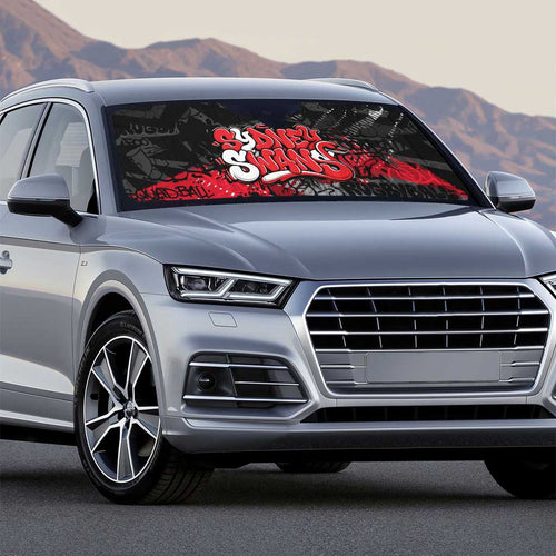 Sydney Swans Auto Sun Shade Urban Graffiti Street Art - Bold Abstract Spray Paint