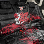 Sydney Swans Back Car Seat Cover Urban Graffiti Street Art - Bold Abstract Spray Paint