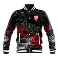 Sydney Swans Baseball Jacket Urban Graffiti Street Art - Bold Abstract Spray Paint