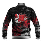 Sydney Swans Baseball Jacket Urban Graffiti Street Art - Bold Abstract Spray Paint