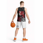 Sydney Swans Basketball Jersey Urban Graffiti Street Art - Bold Abstract Spray Paint
