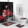 Sydney Swans Bathroom Set Urban Graffiti Street Art - Bold Abstract Spray Paint