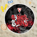 Sydney Swans Beach Blanket Urban Graffiti Street Art - Bold Abstract Spray Paint