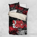 Sydney Swans Bedding Set Urban Graffiti Street Art - Bold Abstract Spray Paint