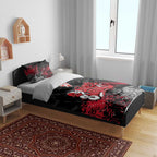 Sydney Swans Bedding Set Urban Graffiti Street Art - Bold Abstract Spray Paint