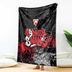 Sydney Swans Blanket Urban Graffiti Street Art - Bold Abstract Spray Paint