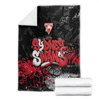 Sydney Swans Blanket Urban Graffiti Street Art - Bold Abstract Spray Paint