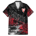 Sydney Swans Hawaiian Shirt Urban Graffiti Street Art - Bold Abstract Spray Paint