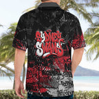 Sydney Swans Hawaiian Shirt Urban Graffiti Street Art - Bold Abstract Spray Paint