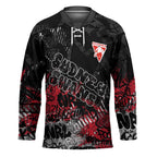 Sydney Swans Hockey Jersey Urban Graffiti Street Art - Bold Abstract Spray Paint