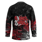 Sydney Swans Hockey Jersey Urban Graffiti Street Art - Bold Abstract Spray Paint
