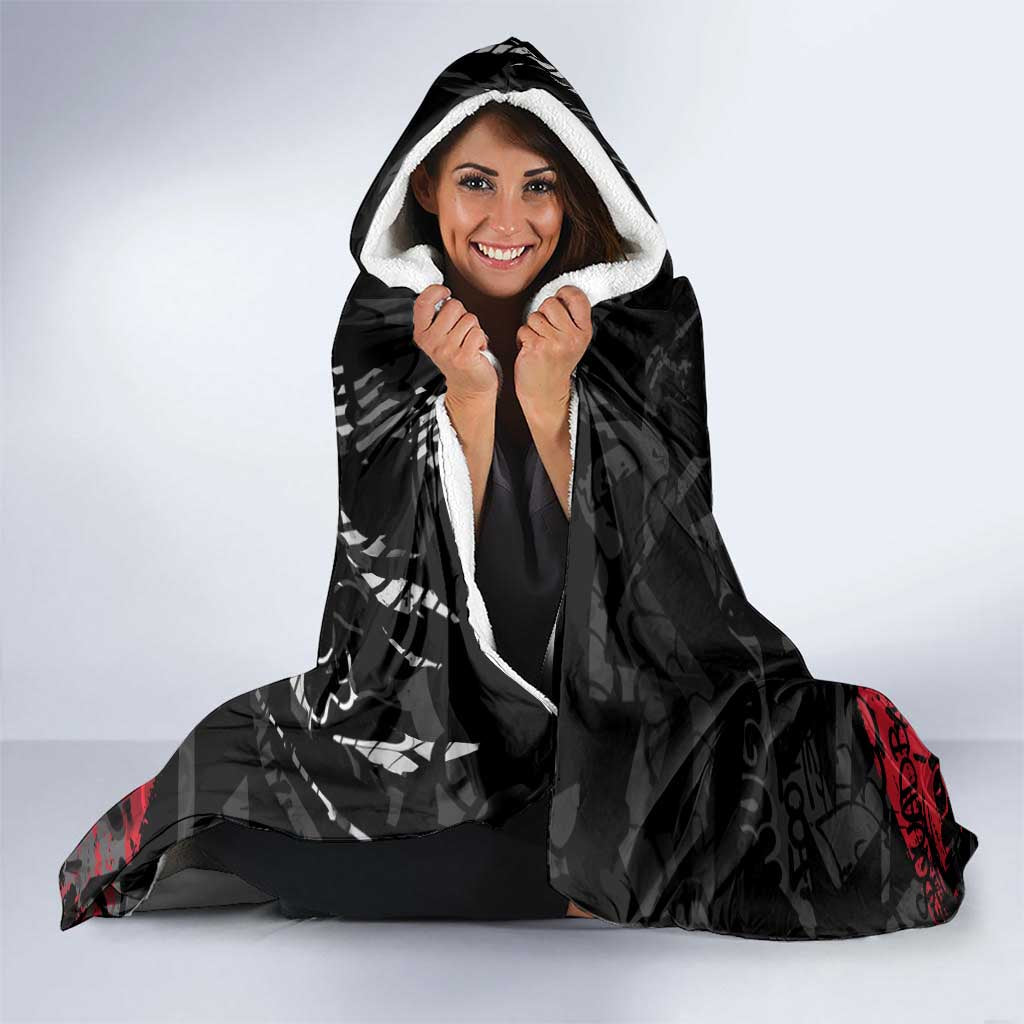 Sydney Swans Hooded Blanket Urban Graffiti Street Art - Bold Abstract Spray Paint