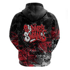 Sydney Swans Hoodie Urban Graffiti Street Art - Bold Abstract Spray Paint