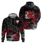 Sydney Swans Hoodie Urban Graffiti Street Art - Bold Abstract Spray Paint