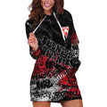 Sydney Swans Hoodie Dress Urban Graffiti Street Art - Bold Abstract Spray Paint