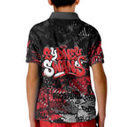 Sydney Swans Kid Polo Shirt Urban Graffiti Street Art - Bold Abstract Spray Paint
