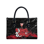 Sydney Swans Leather Bag Urban Graffiti Street Art - Bold Abstract Spray Paint