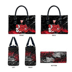 Sydney Swans Leather Bag Urban Graffiti Street Art - Bold Abstract Spray Paint