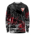 Sydney Swans Long Sleeve Shirt Urban Graffiti Street Art - Bold Abstract Spray Paint