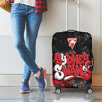Sydney Swans Luggage Cover Urban Graffiti Street Art - Bold Abstract Spray Paint
