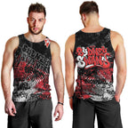 Sydney Swans Men Tank Top Urban Graffiti Street Art - Bold Abstract Spray Paint