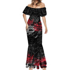 Sydney Swans Mermaid Dress Urban Graffiti Street Art - Bold Abstract Spray Paint
