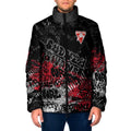 Sydney Swans Padded Jacket Urban Graffiti Street Art - Bold Abstract Spray Paint