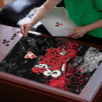 Sydney Swans Puzzle Urban Graffiti Street Art - Bold Abstract Spray Paint