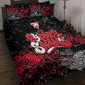 Sydney Swans Quilt Bed Set Urban Graffiti Street Art - Bold Abstract Spray Paint