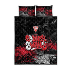 Sydney Swans Quilt Bed Set Urban Graffiti Street Art - Bold Abstract Spray Paint