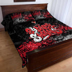 Sydney Swans Quilt Bed Set Urban Graffiti Street Art - Bold Abstract Spray Paint