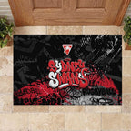 Sydney Swans Rubber Doormat Urban Graffiti Street Art - Bold Abstract Spray Paint