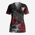 Sydney Swans Scrub Top Urban Graffiti Street Art - Bold Abstract Spray Paint