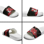 Sydney Swans Slide Sandals Urban Graffiti Street Art - Bold Abstract Spray Paint