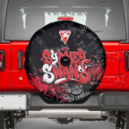 Sydney Swans Spare Tire Cover Urban Graffiti Street Art - Bold Abstract Spray Paint