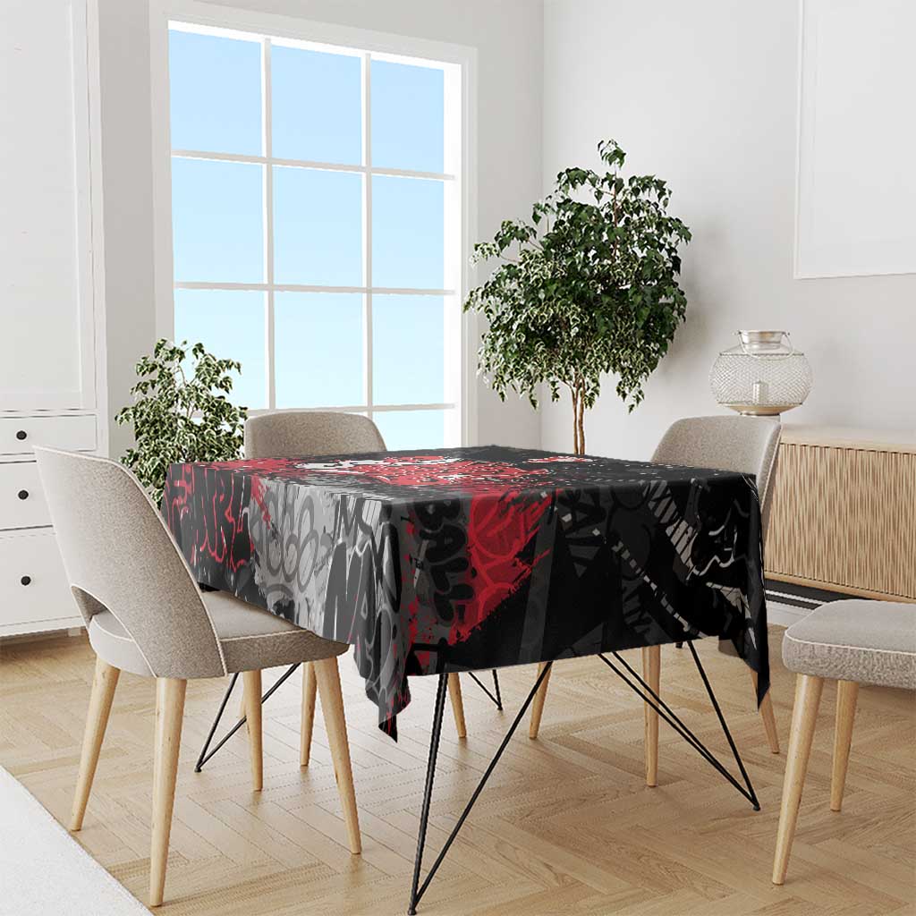 Sydney Swans Tablecloth Urban Graffiti Street Art - Bold Abstract Spray Paint
