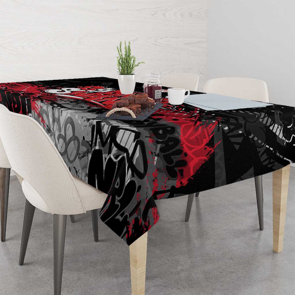 Sydney Swans Tablecloth Urban Graffiti Street Art - Bold Abstract Spray Paint