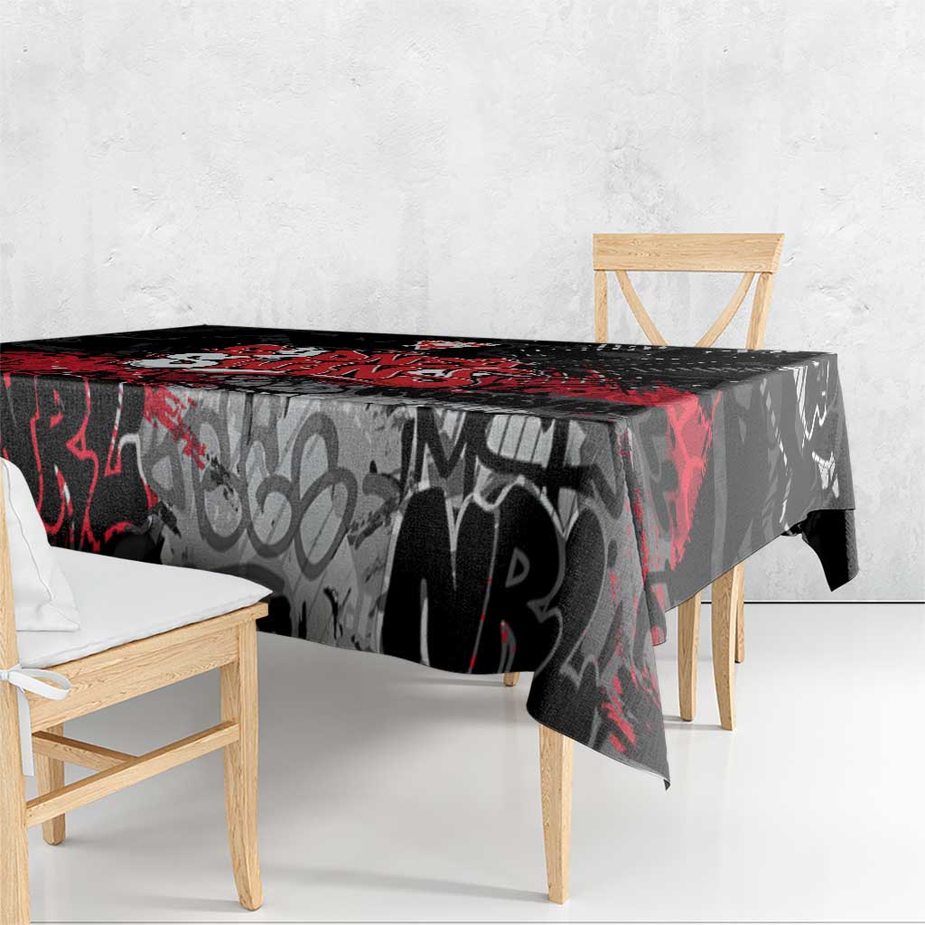 Sydney Swans Tablecloth Urban Graffiti Street Art - Bold Abstract Spray Paint