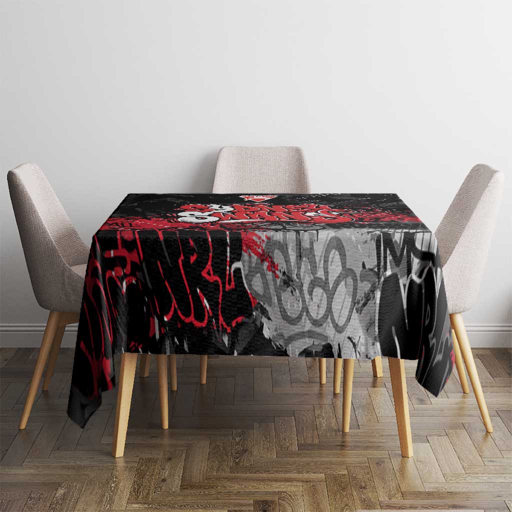 Sydney Swans Tablecloth Urban Graffiti Street Art - Bold Abstract Spray Paint