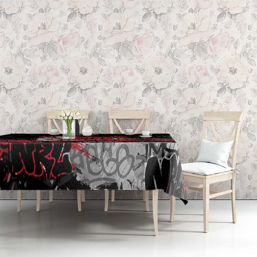 Sydney Swans Tablecloth Urban Graffiti Street Art - Bold Abstract Spray Paint
