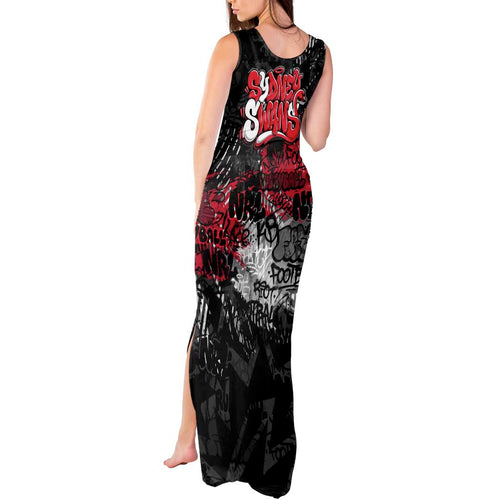 Sydney Swans Tank Maxi Dress Urban Graffiti Street Art - Bold Abstract Spray Paint
