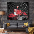 Sydney Swans Tapestry Urban Graffiti Street Art - Bold Abstract Spray Paint