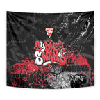 Sydney Swans Tapestry Urban Graffiti Street Art - Bold Abstract Spray Paint