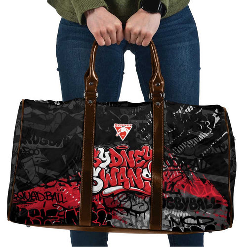 Sydney Swans Travel Bag Urban Graffiti Street Art - Bold Abstract Spray Paint