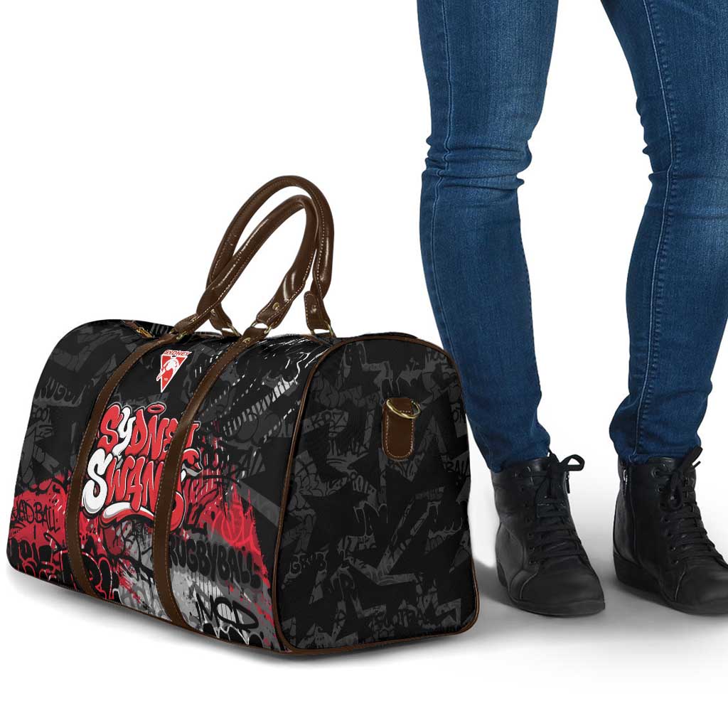Sydney Swans Travel Bag Urban Graffiti Street Art - Bold Abstract Spray Paint