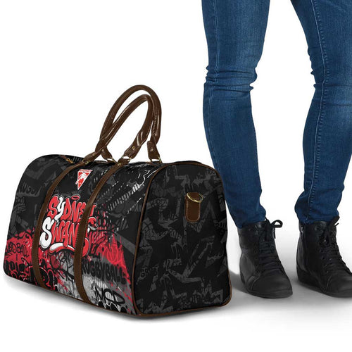 Sydney Swans Travel Bag Urban Graffiti Street Art - Bold Abstract Spray Paint