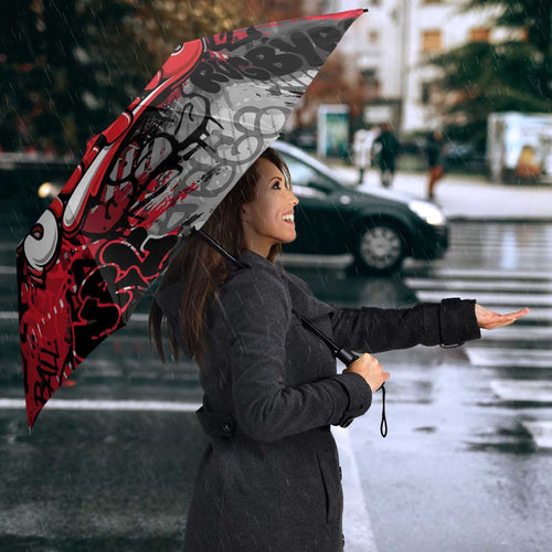 Sydney Swans Umbrella Urban Graffiti Street Art - Bold Abstract Spray Paint
