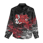 Sydney Swans Women Casual Shirt Urban Graffiti Street Art - Bold Abstract Spray Paint