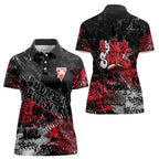 Sydney Swans Women Polo Shirt Urban Graffiti Street Art - Bold Abstract Spray Paint