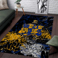 West Coast Eagles Area Rug Urban Graffiti Street Art - Bold Abstract Spray Paint
